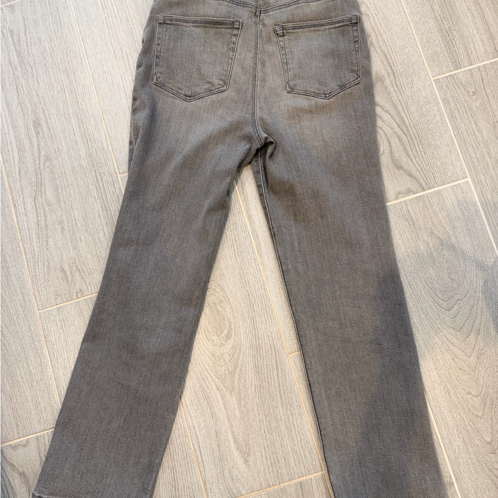Good American Good Curve Straight Leg Jeans w/Super Hi Rise, 28”inseam, 6/28